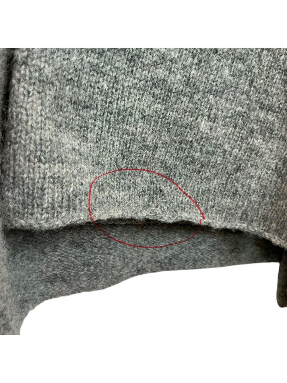 Cabi Lamb’s Wool Hooded Open Front Cardigan Womens Large Gray - Picture 9 of 11